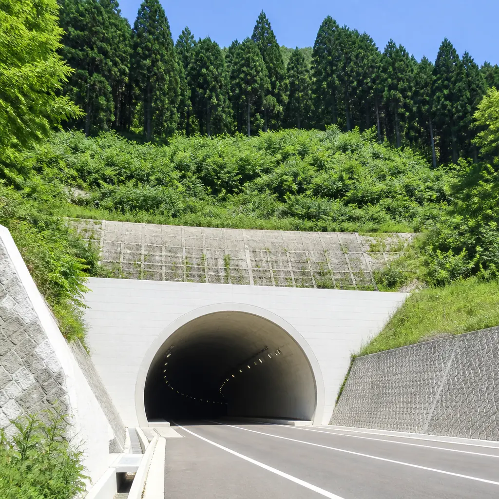 道路トンネルの坑口